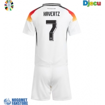 Njemačka Kai Havertz #7 Domaci Dres za djecu EP 2024 Kratak Rukav (+ Kratke hlače)